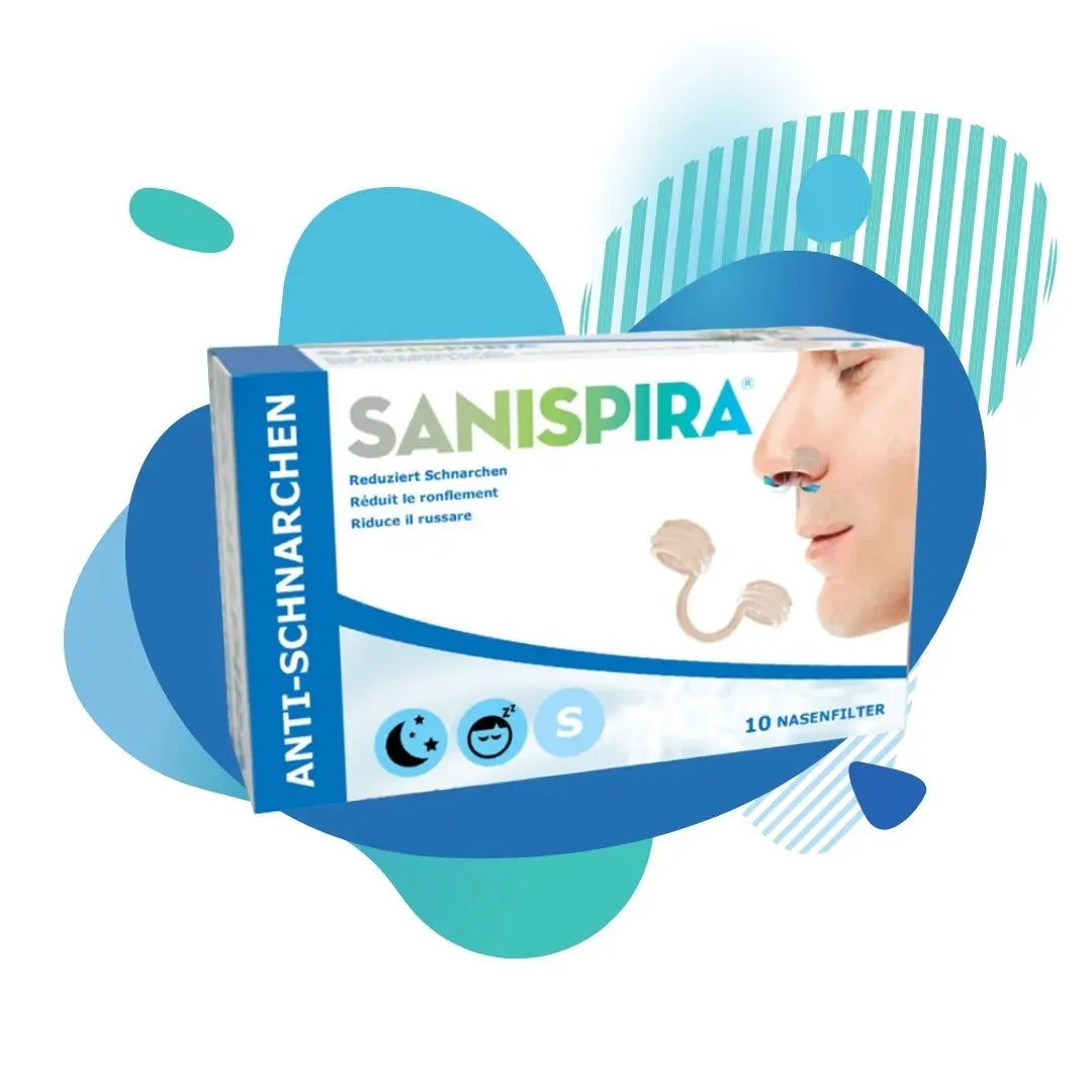 3 x SANISPIRA® Anti-Schnarchen Nasenfilter SANISPIRA Nasenfilter