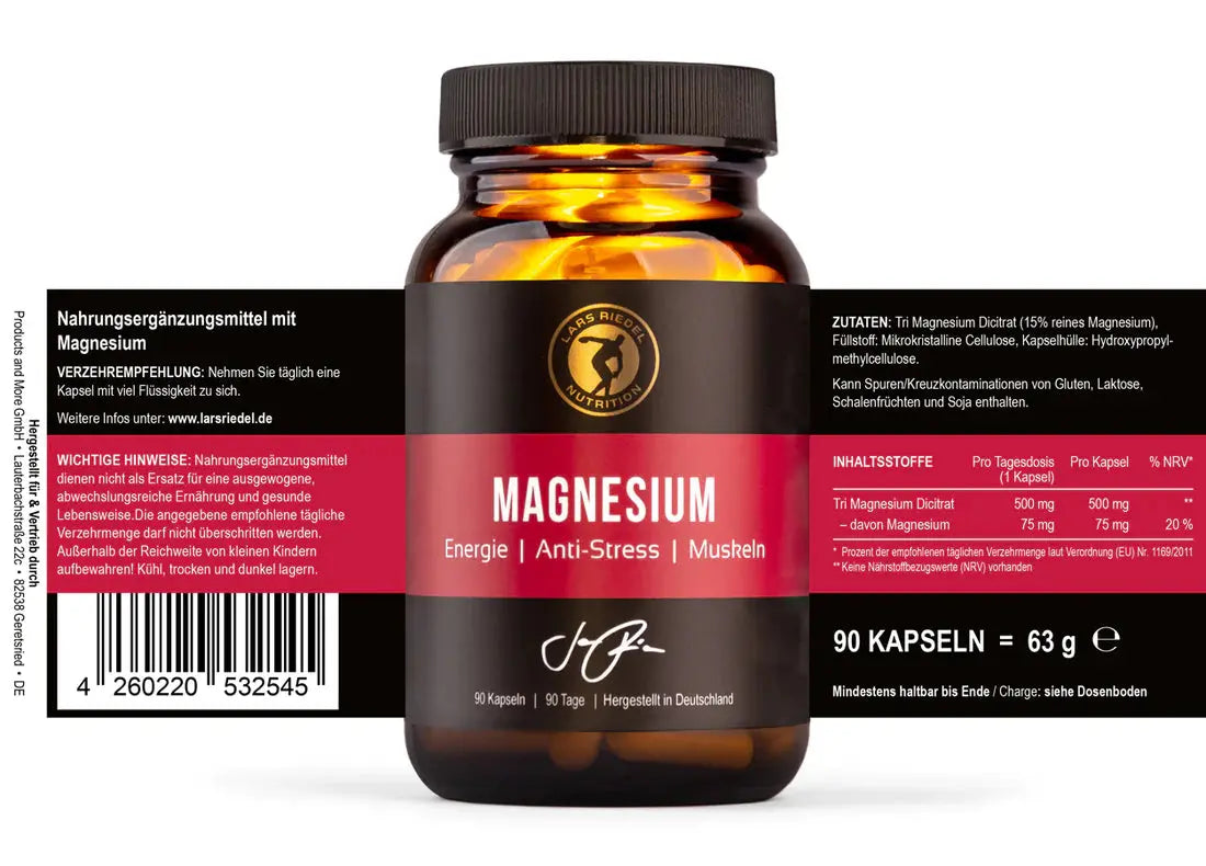 Lars-Riedel-Nutrition-Magnesium-Inhaltsangabe